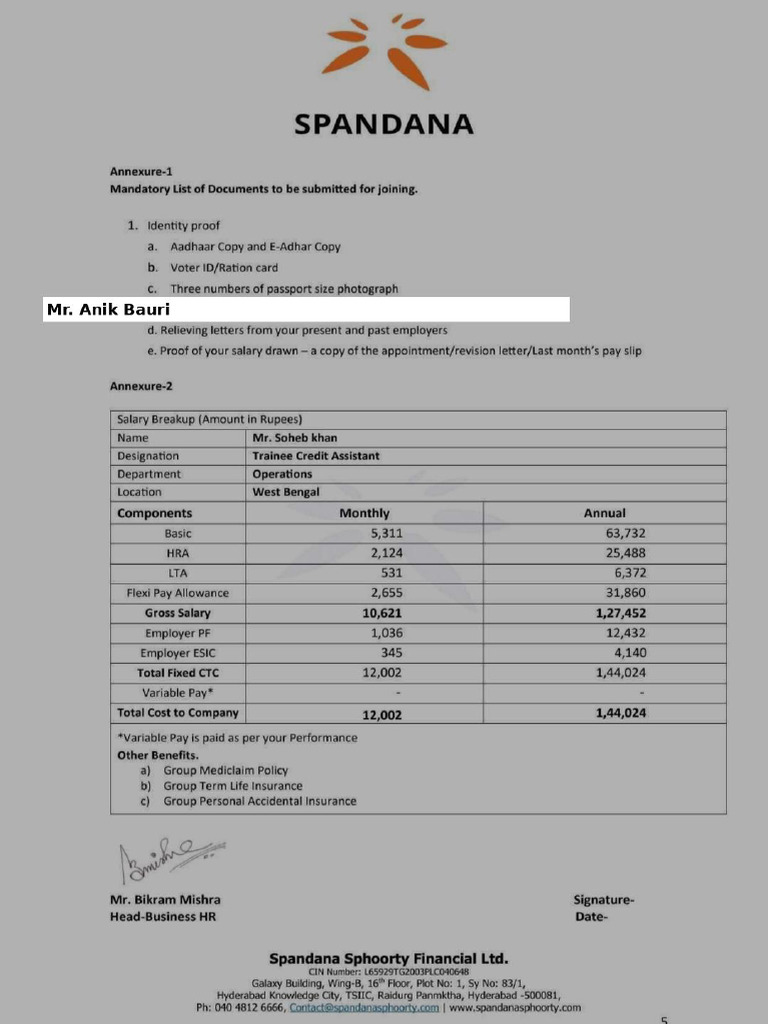 Spandana Name Updated | PDF