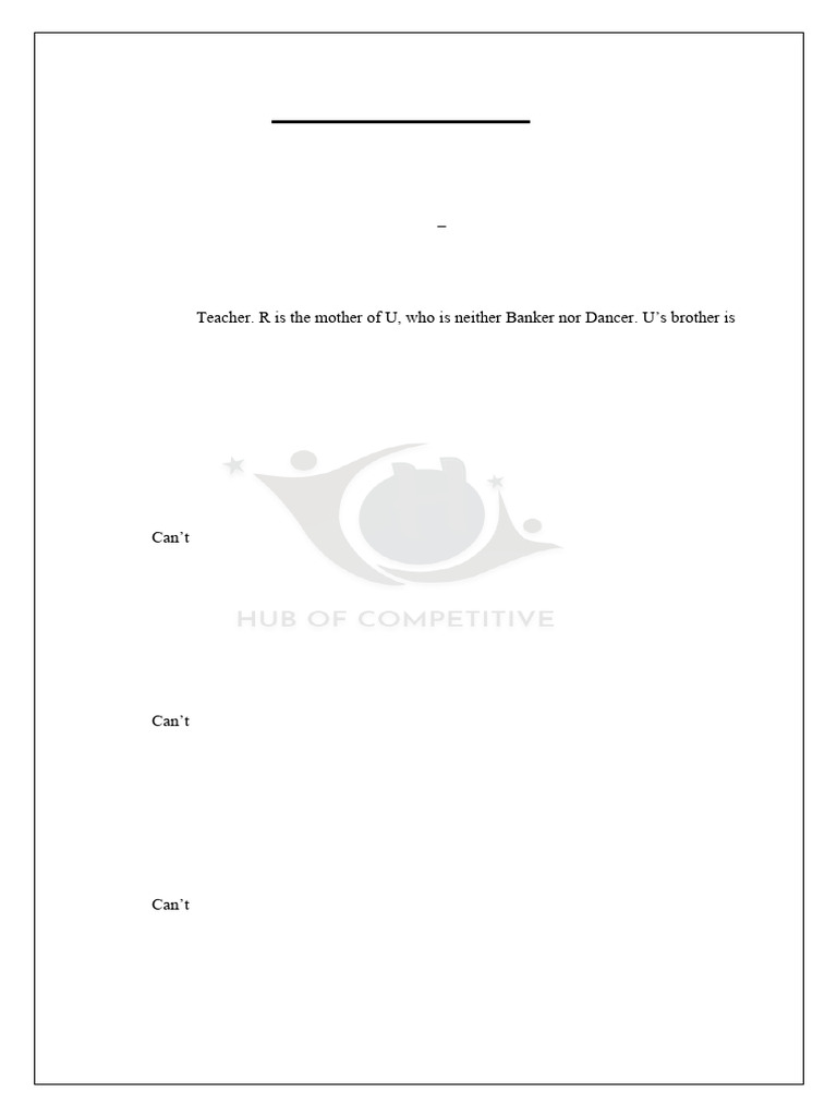 Blood Relation Family Tree Analysis | PDF | Family | Interpersonal ...