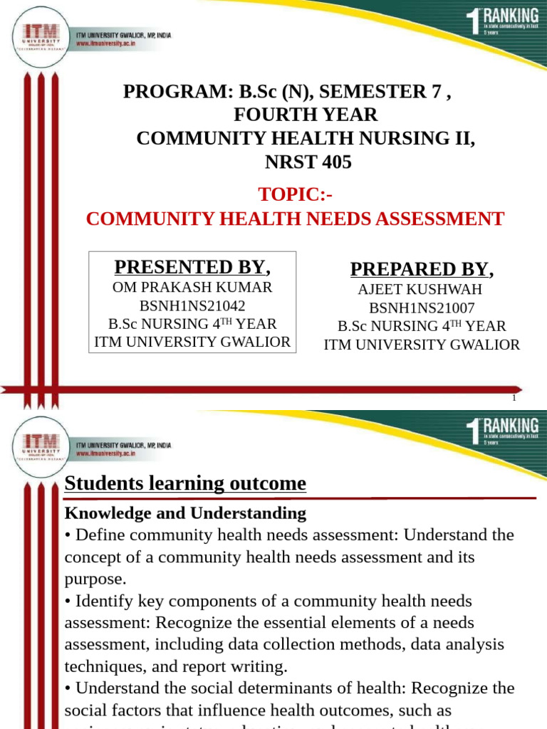 Community Health Needs Assessment | PDF
