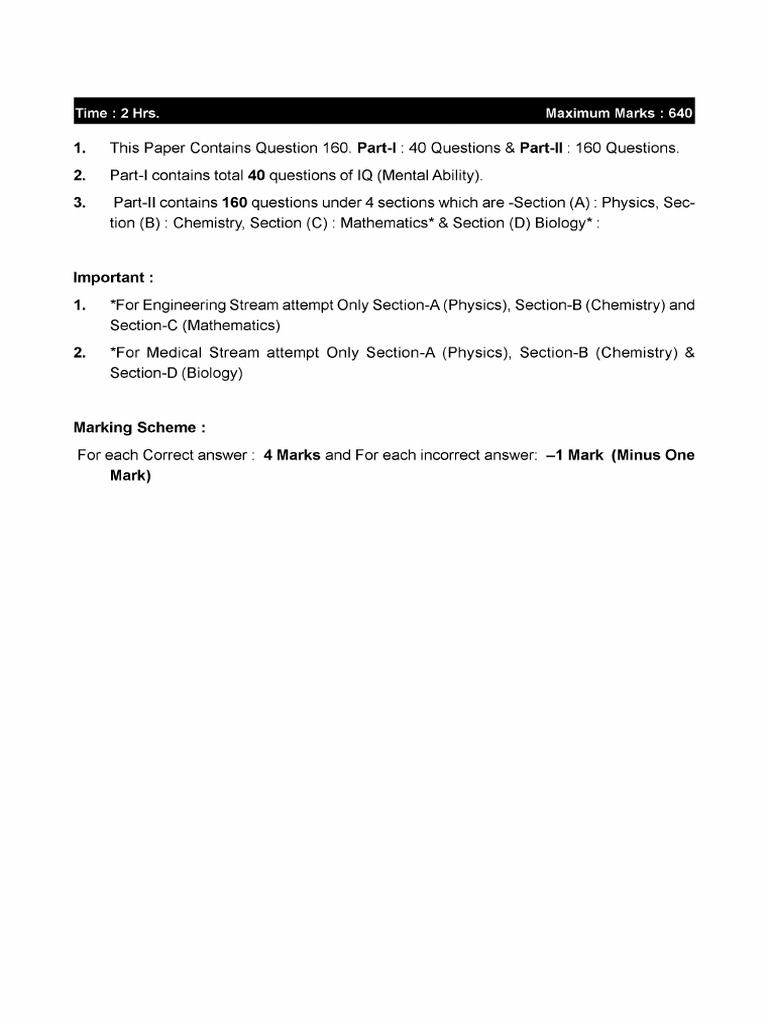 Model Question Paper | PDF