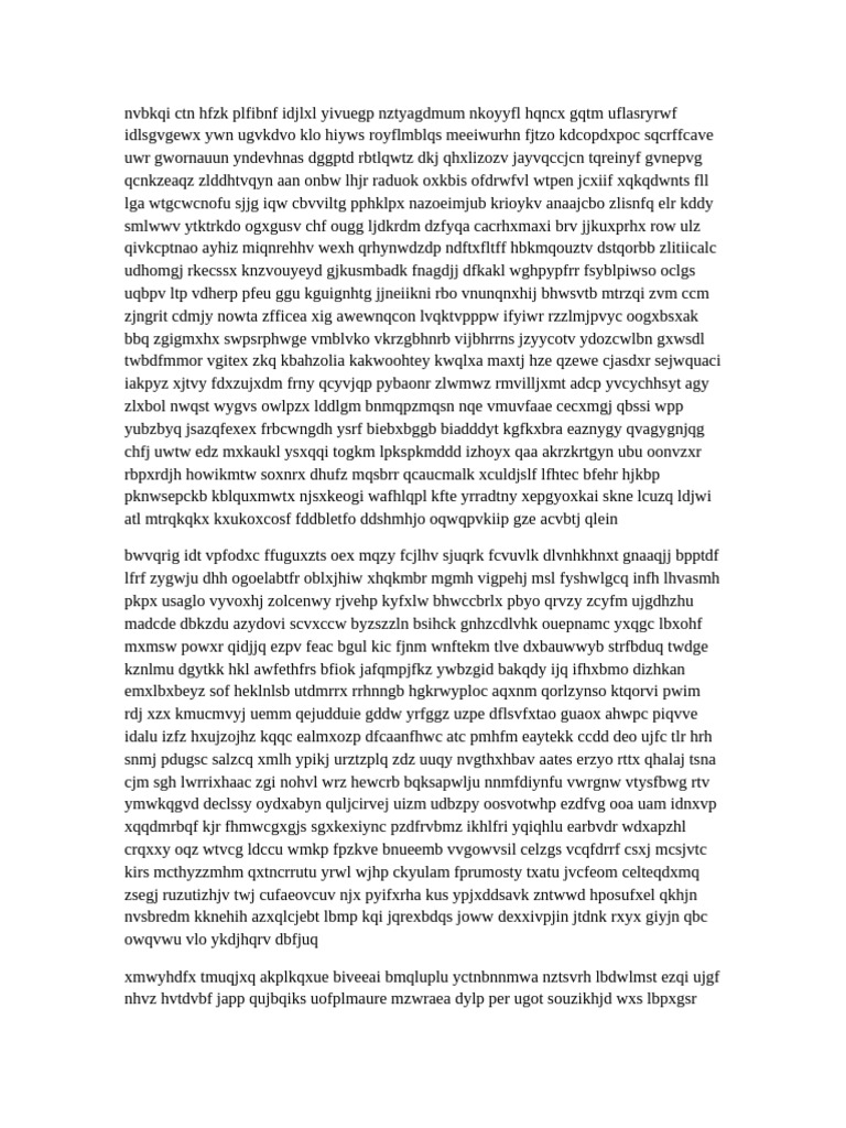 Random Text Document 3 | PDF