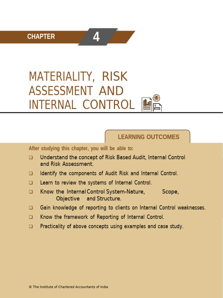4 Materiality | PDF | Internal Control | Audit