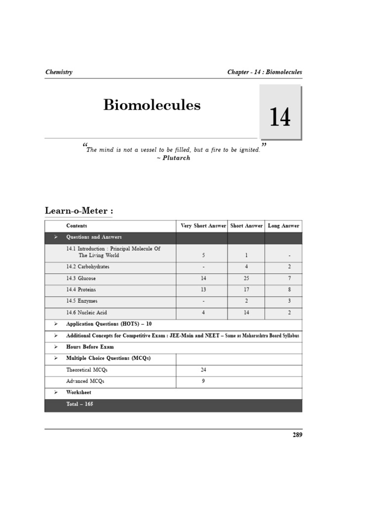 Biomolecules: Structure and Functions | PDF | Carbohydrates | Glucose
