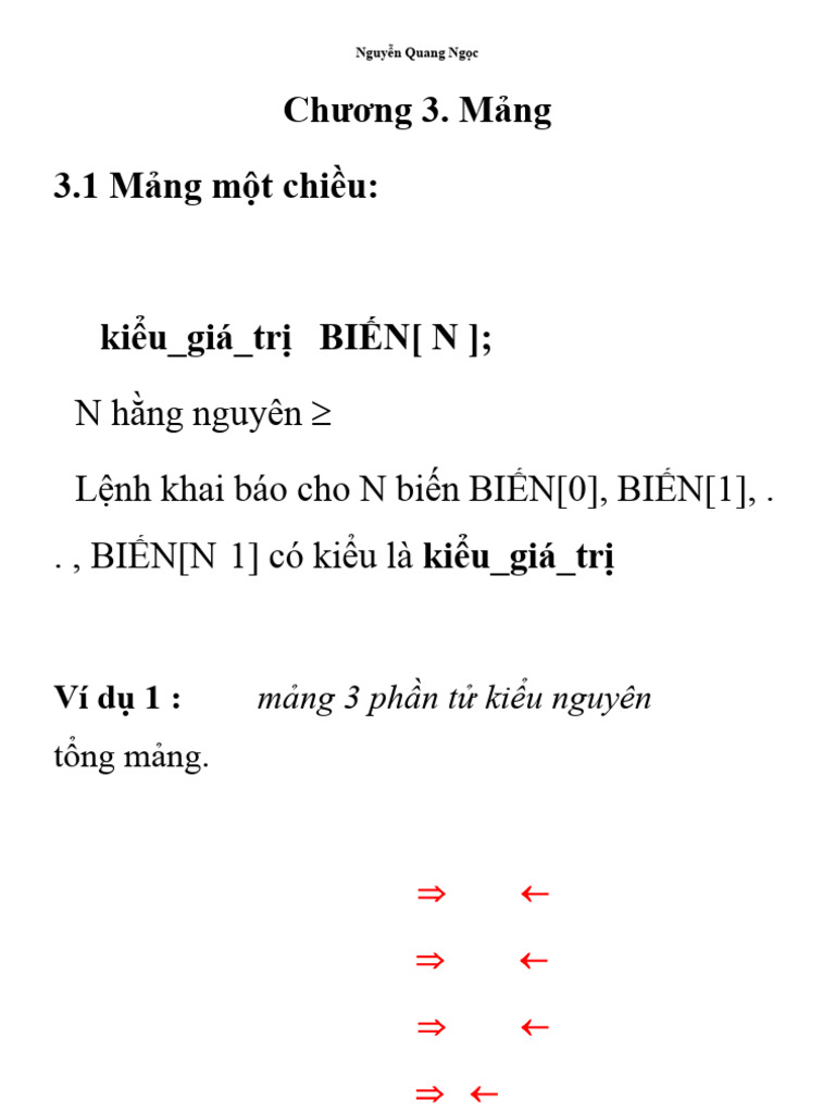Chuong 3 Mang | PDF