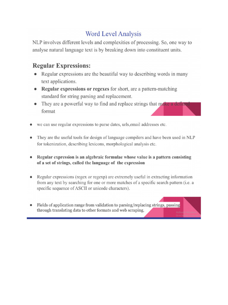 NLP Module 2 Material | PDF