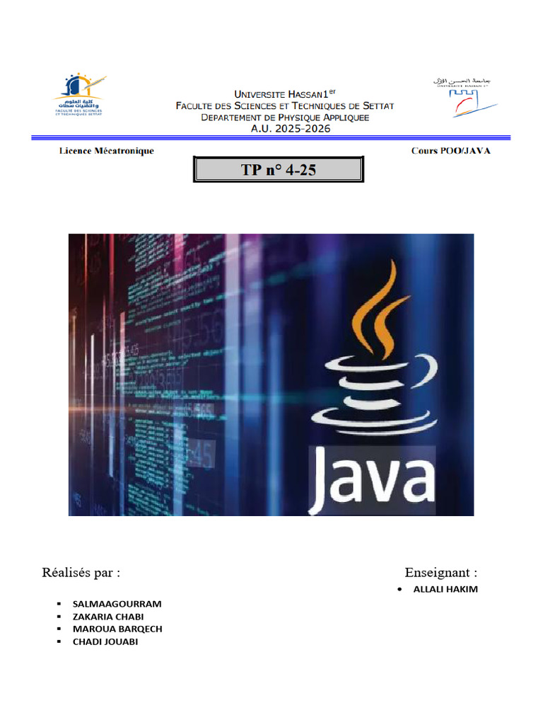 Gestion d'objets Personne en Java | PDF | Programmation informatique ...