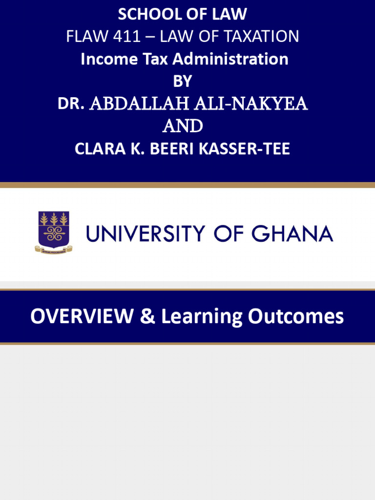 Tax Administration Procedures Overview | PDF | Taxes | Taxation In The ...
