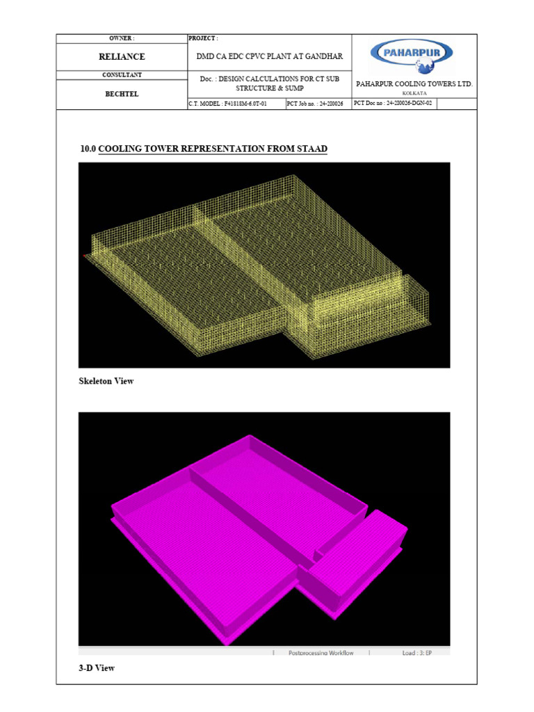 Cooling Tower Design Calculations | PDF