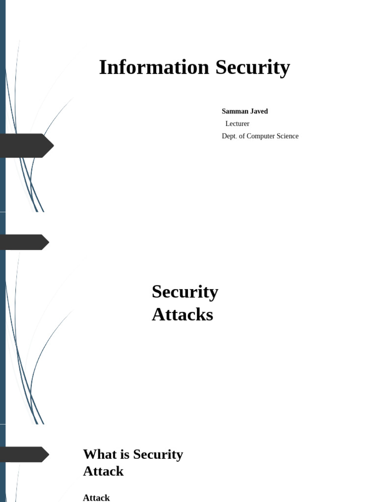8.Lec 06 Security Attacks | PDF | Information | Access Control