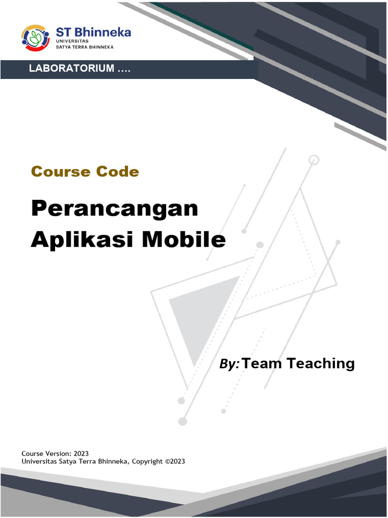 Pengenalan Flutter untuk Aplikasi Mobile | PDF