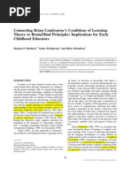 Download Cambourne Constructivism Brain Research and Conditions of Learning by Richard Spurgeon SN9717175 doc pdf