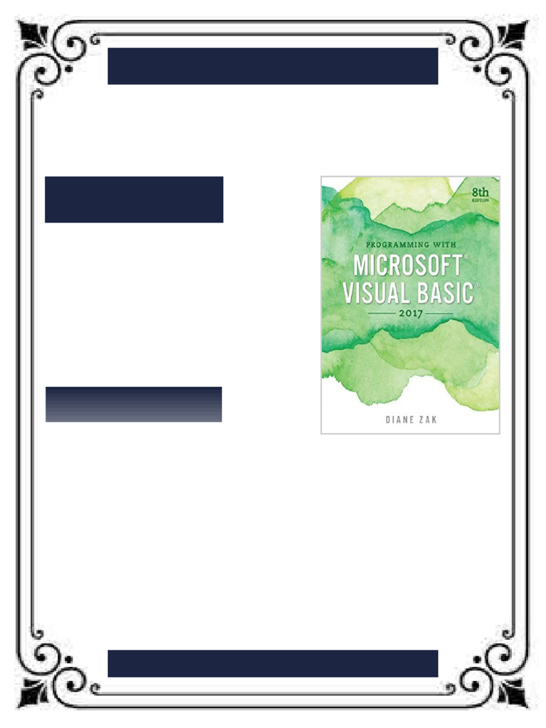 Programming with Microsoft Visual Basic 2017 Diane Zak eBook cloud ...