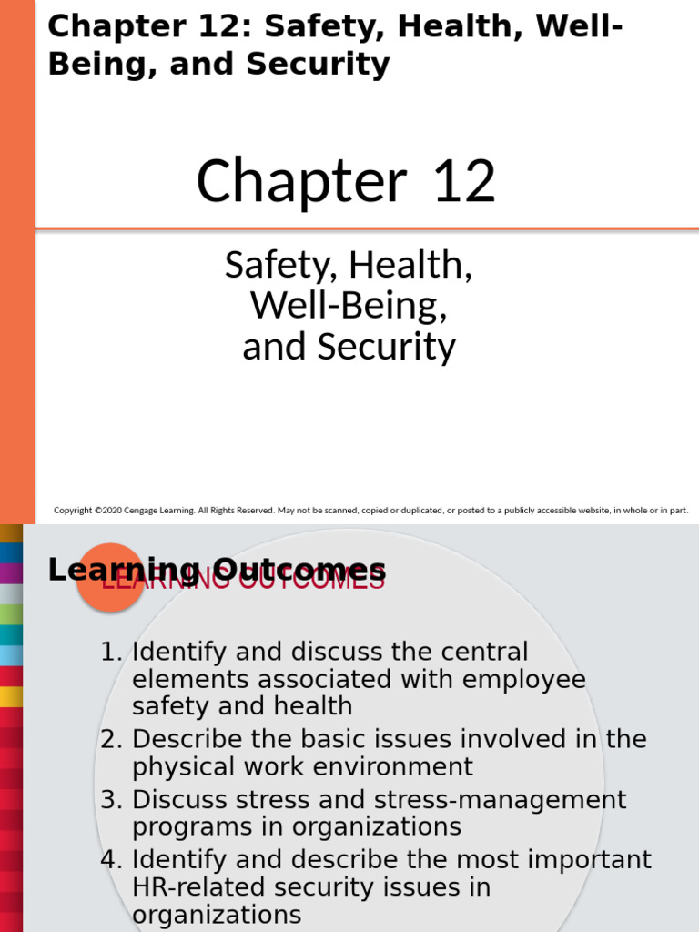 Ch12_16124873 | PDF | Occupational Safety And Health | Stress (Biology)