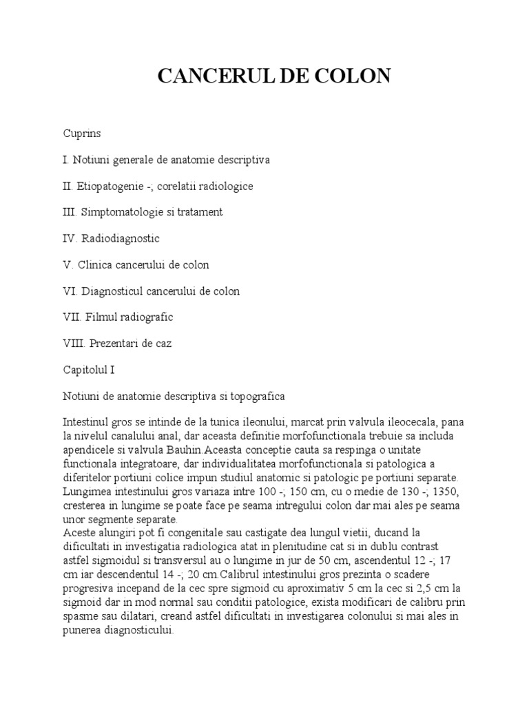 Cancer Colon | PDF