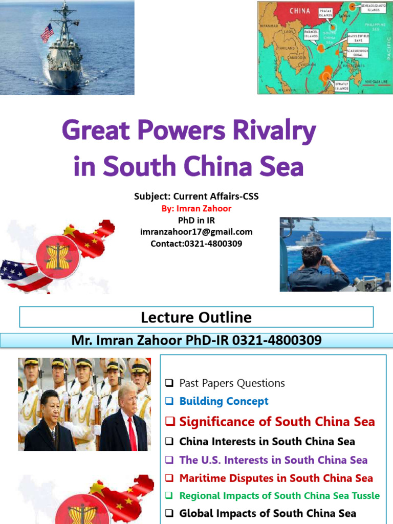 Great Powers Rivalry in South China Sea | PDF | South China Sea ...