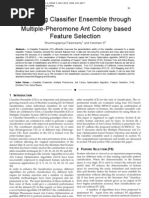 Download Designing Classifier Ensemble through Multiple-Pheromone Ant Colony based Feature Selection by Journal of Computing SN97172926 doc pdf