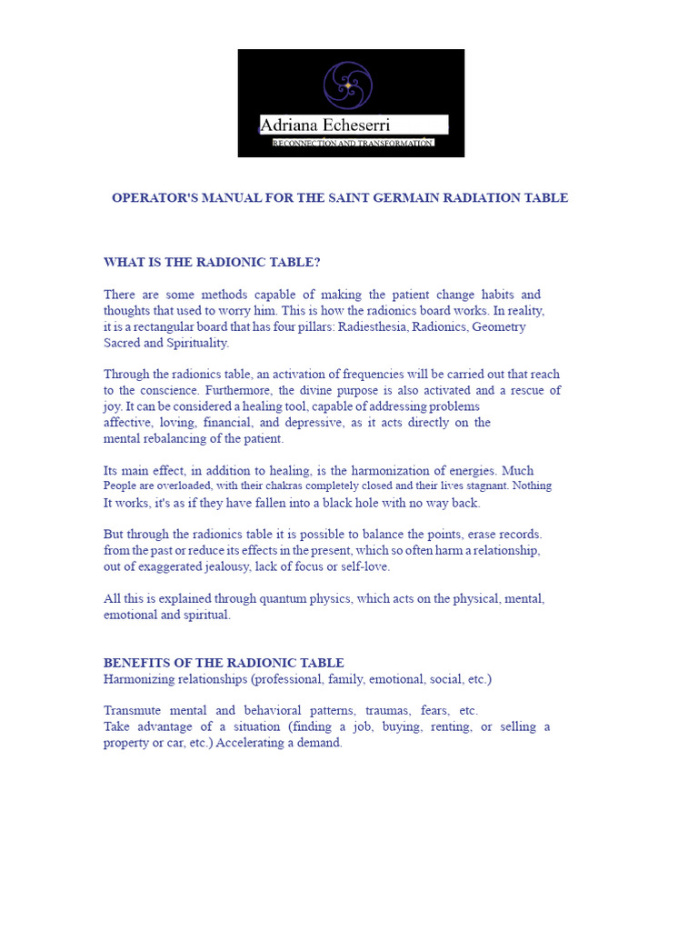 RADIOGRAPHIC TABLE OPERATOR MANUAL | PDF | Planets In Astrology