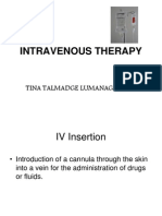 Intravenous Therapy: Tina Talmadge Lumanag, RN, MN