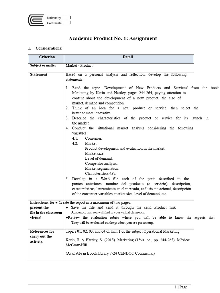 New Product Development Assignment Guide | PDF | Human Communication