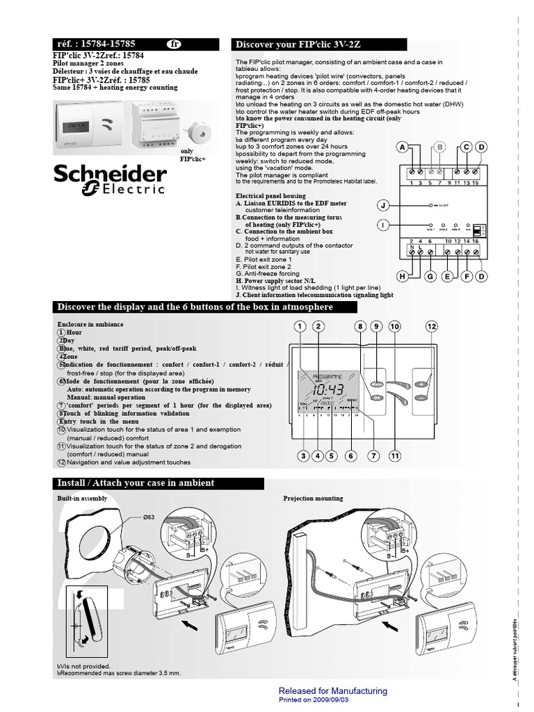 Schneider Electric Programmer | PDF | Electric Power | Electricity