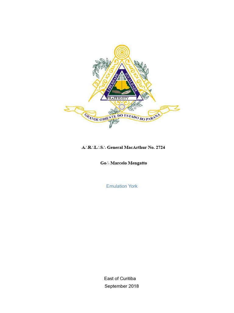 Understanding the York Rite Rituals | PDF | Freemasonry | Masonic Lodge