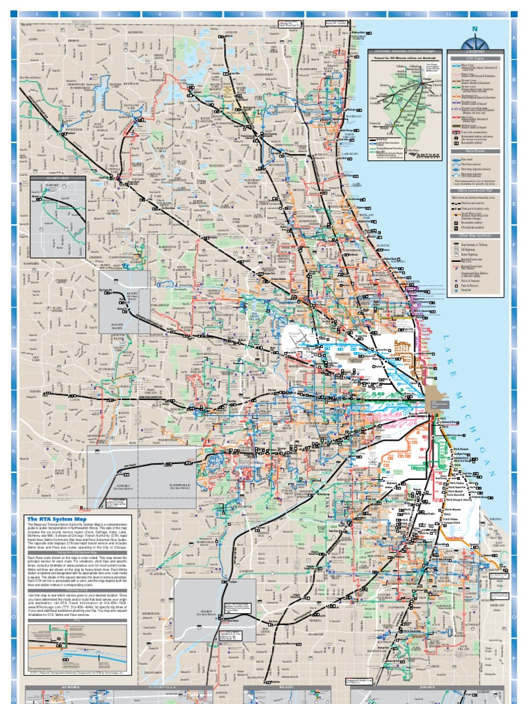 rta trip planner chicago map
