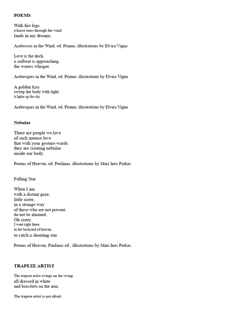 POEMS | PDF