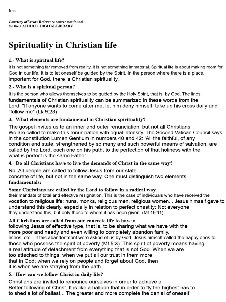 Understanding Christian Spirituality | PDF | Born Again | Eternal Life ...