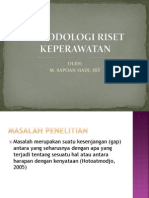 Metodologi Riset Keperawatan