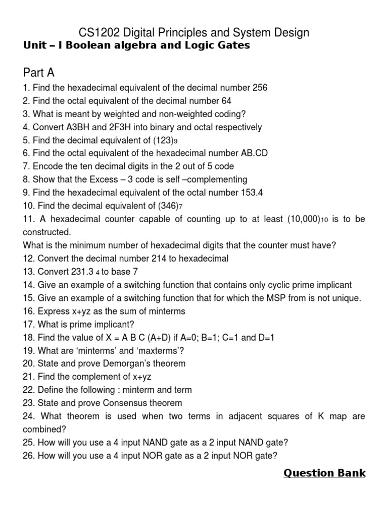 Logic Circuit Analysis and Design Guide | PDF | Digital Electronics ...