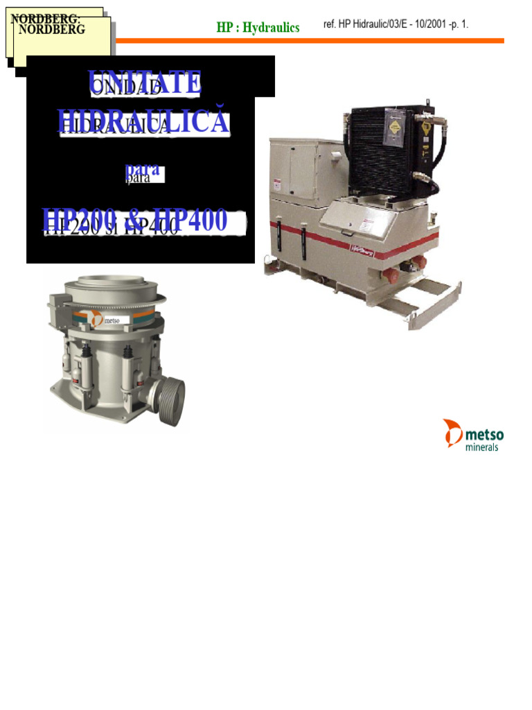 HP200-HP400 Hidraulic | PDF