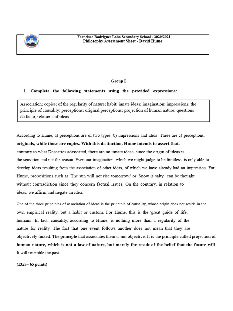File-David-Hume | PDF | David Hume | Idea