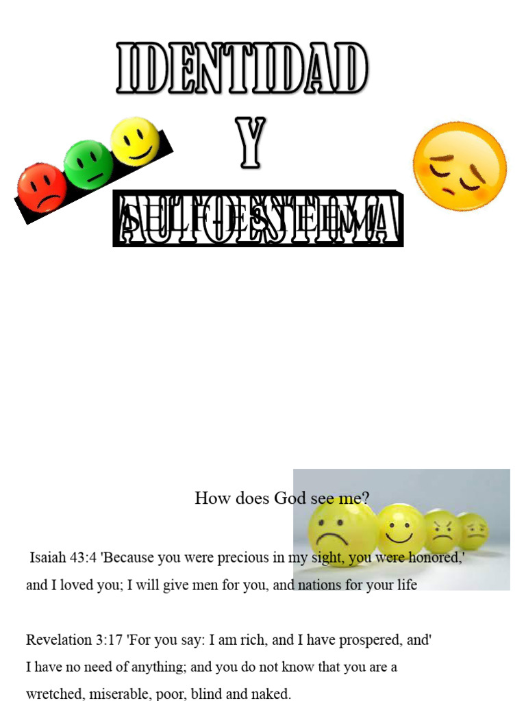 IDENTITY AND SELF-ESTEEM ADOLESCENT CLASS | PDF | Self Esteem | Adolescence