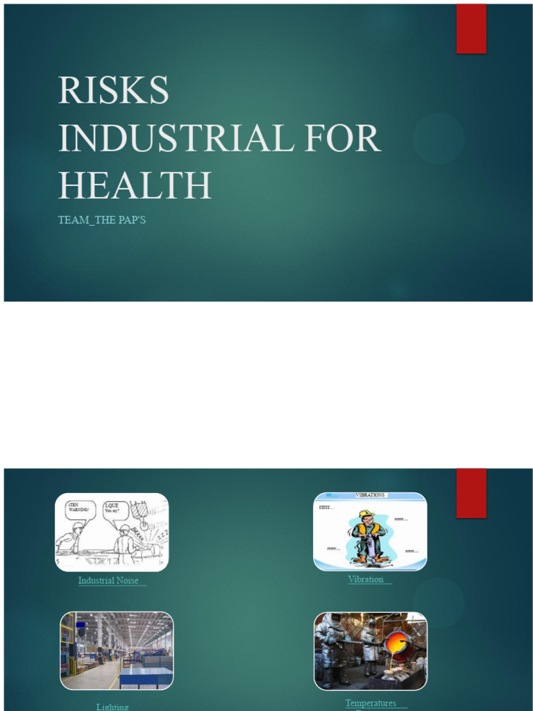 Industrial Risks to Health | PDF | Noise | Lighting