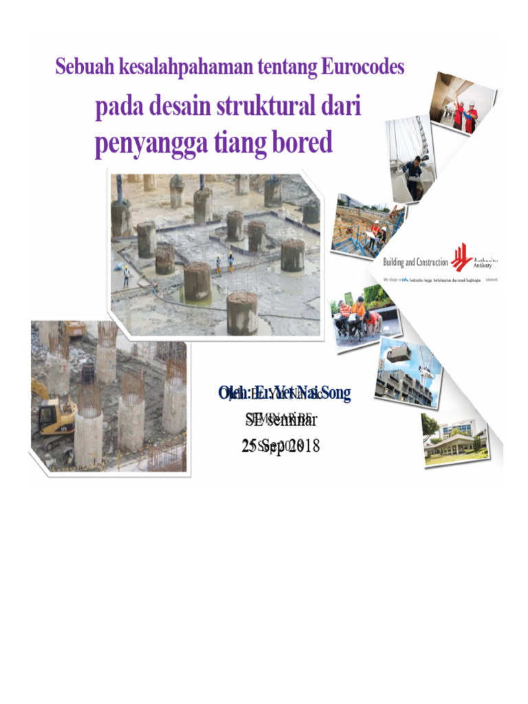 Kesalahpahaman Eurocodes dalam Desain Tiang | PDF