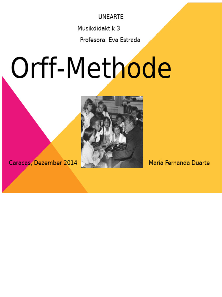 Lehrmethode Von Carl Orff | PDF