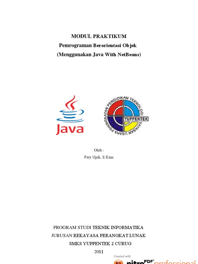 Modul Praktikum 1 Java | PDF