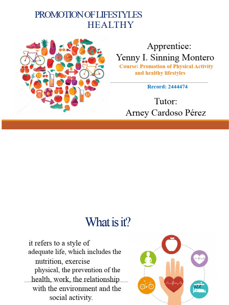 Promotion of healthy lifestyles | PDF