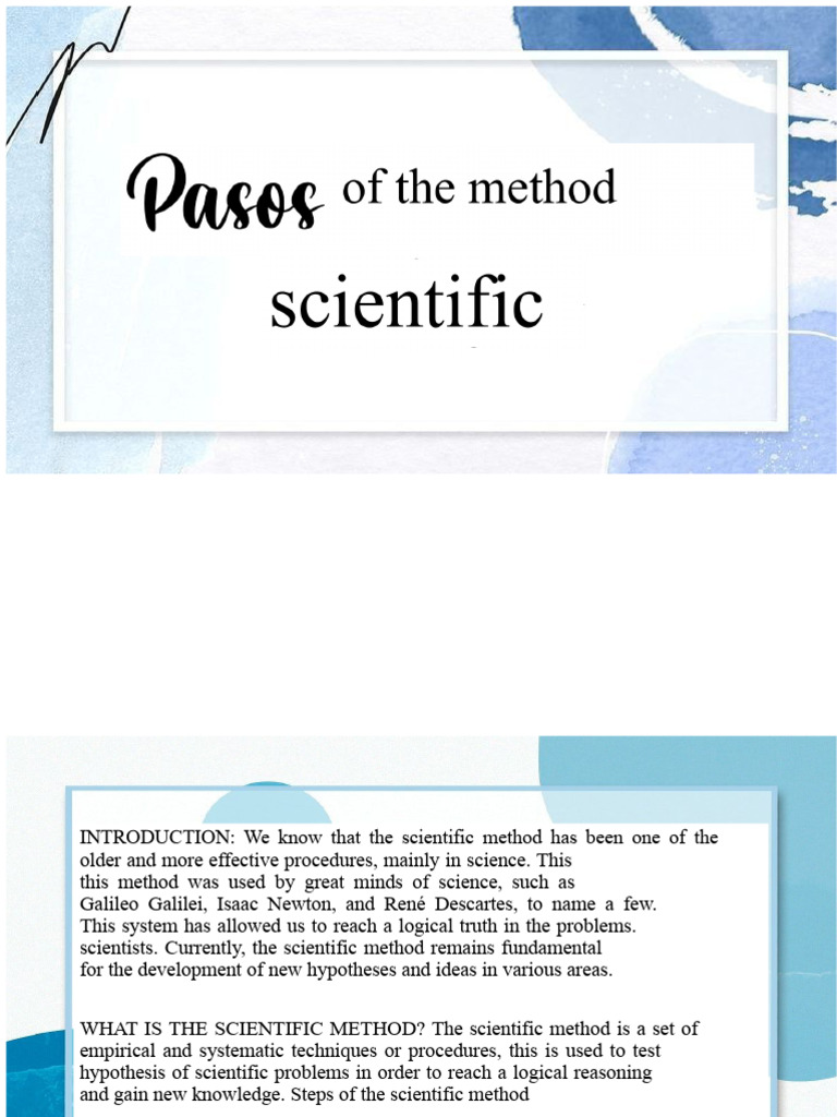 Understanding the Scientific Method Steps | PDF | Scientific Method ...