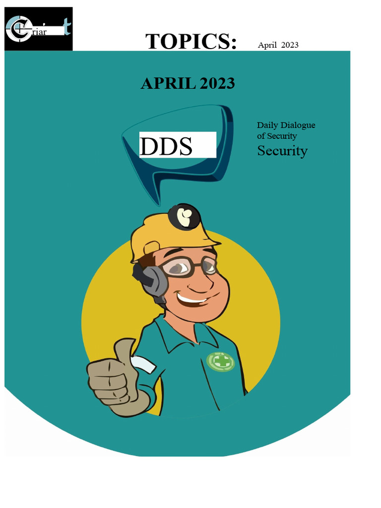 April 2023 Safety Dialogue Topics | PDF | Personal Protective Equipment