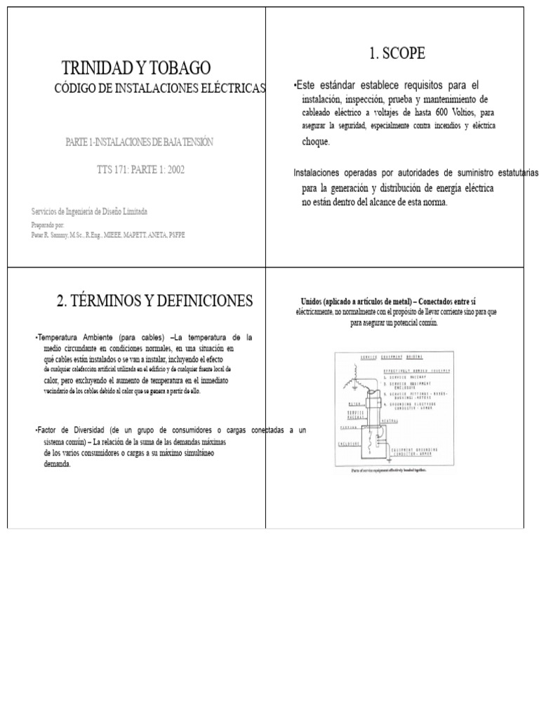 Código de Instalaciones Eléctricas T&T | PDF | Aislador (Electricidad ...
