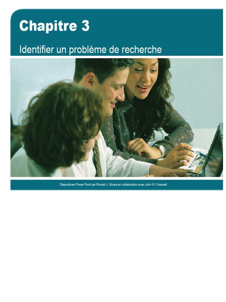 Identifier un Problème de Recherche Éducative | PDF | Cognition