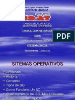 Tipos de Sistemas Operativos