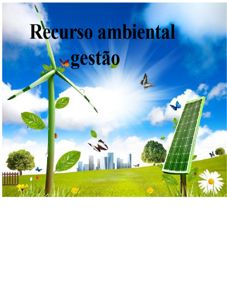 Gestão de Recursos Ambientais e Sustentabilidade | PDF | Economia ...