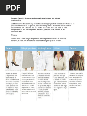 Business Casual Dress Code Guide | PDF