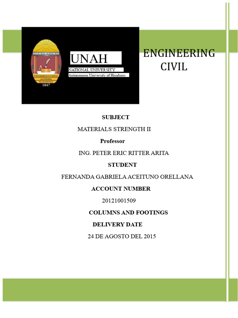 Understanding Columns and Footings in Civil Engineering | PDF | Column ...