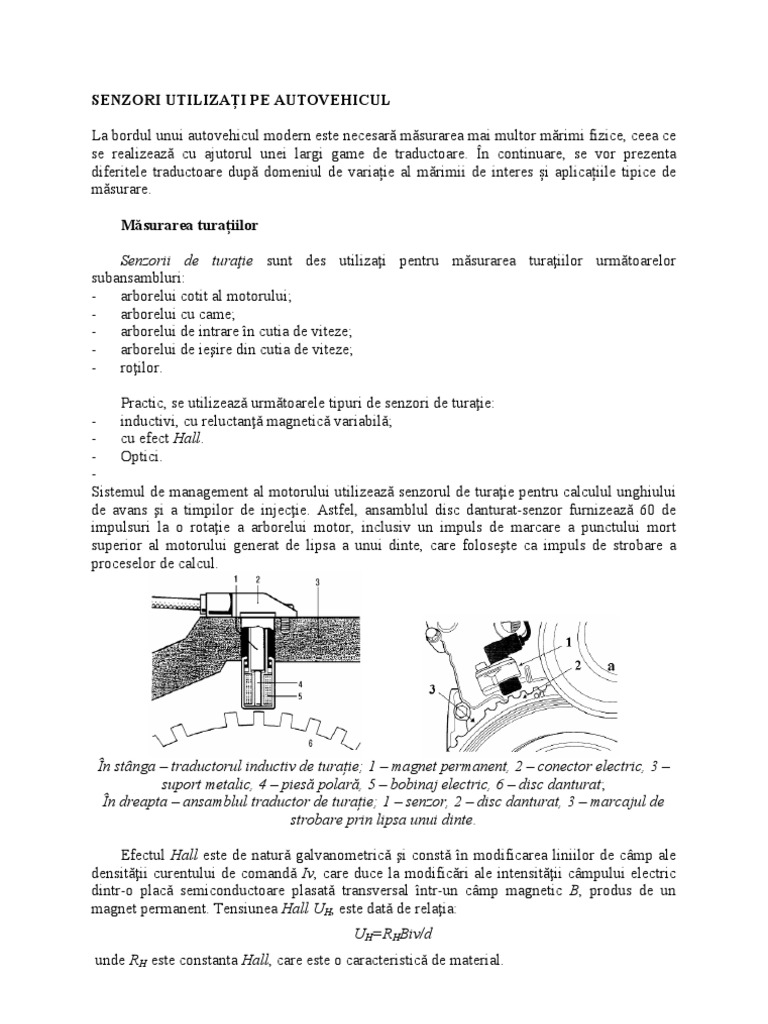 Senzori Auto | PDF