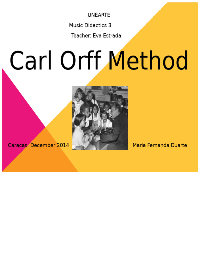 Orff Method for Children's Music Education | PDF | Rhythm | Music Education