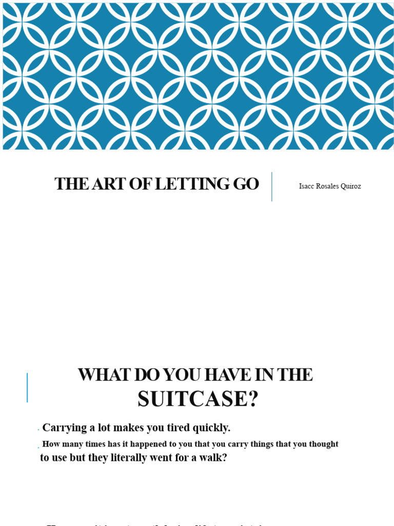 The Art of Letting Go: Embrace Healing | PDF