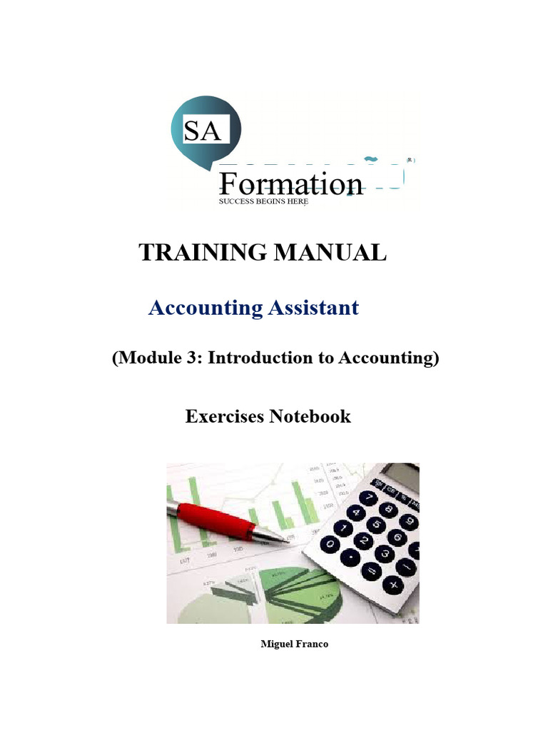 Accounting Assistant Training Manual | PDF | Equity (Finance) | Expense